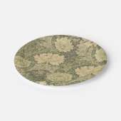 ウィリアム・モリス菊セージ花 ペーパープレート (アングル)