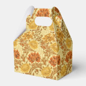 ウィリアム・モリス菊マスタード金ゴールド フェイバーボックス (裏面サイド)