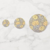 ウィリアム・モリス菊ムーム花 コンフェッティ (裏面)