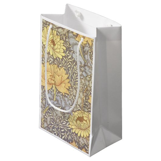 ウィリアム・モリス菊ムーム花 スモールペーパーバッグ (正面アングル)