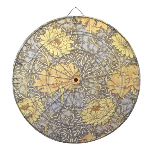 ウィリアム・モリス菊ムーム花 ダーツボード (正面)