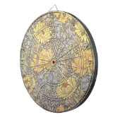 ウィリアム・モリス菊ムーム花 ダーツボード (正面右)