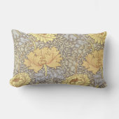 ウィリアム・モリス菊ムーム花 ランバークッション (正面)