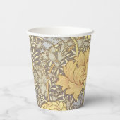 ウィリアム・モリス菊ムーム花 紙コップ (裏面)