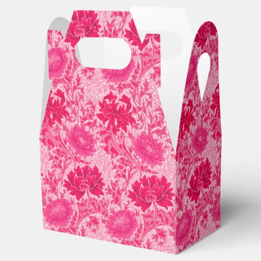 ウィリアム・モリス菊、明るい赤紫色ピンク フェイバーボックス (オープン)