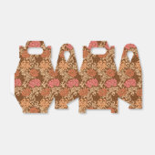 ウィリアム・モリス菊、茶色と錆 フェイバーボックス (折り畳みなし)