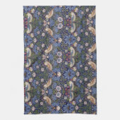 ウィリアム・モリス著いちごの盗人 キッチンタオル (縦)