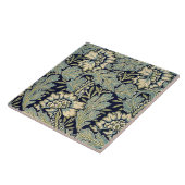 ウィリアム・モリス著アネモネの生地のデザインのタイル タイル (側面)