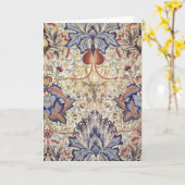 ウィリアム・モリス著アーティチョークのデザイン カード (黄色い花)