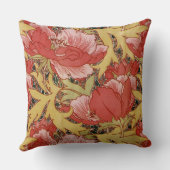 ウィリアム・モリス著ケシ クッション (裏面)