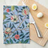 ウィリアム・モリス著ザクロパターン キッチンタオル (四つ折り)