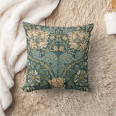 ウィリアム・モリス著ヴィンテージのチューリップ クッション (ブランケット)