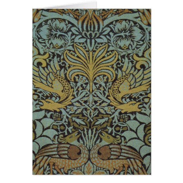 ウィリアム・モリス著孔雀そしてドラゴン (正面)