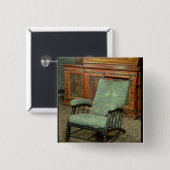 ウィリアム・モリス著椅子 缶バッジ (正面&裏面)