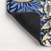 ウィリアム・モリス著"チューリップ及びヤナギ" マウスパッド (コーナー)