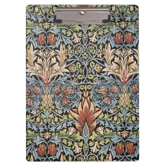ウィリアム·モリス蛇頭デザイン。 クリップボード (正面)