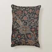 ウィリアム・モリス装飾アートトレントパターン アクセントクッション (裏面(縦))