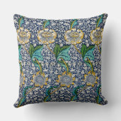 ウィリアム・モリス装飾用クッション鮮やかカラー クッション (裏面)