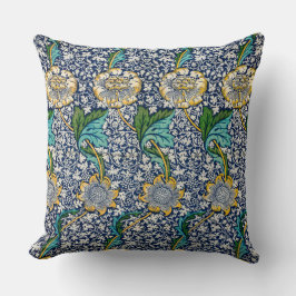ウィリアム・モリス装飾用クッション鮮やかカラー クッション