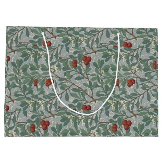 ウィリアム・モリス装飾芸術アルブトゥス模様 ラージペーパーバッグ (裏面)