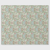 ウィリアム・モリス装飾芸術ペルシア様式 ラッピングペーパー (フラット)