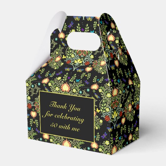 ウィリアム・モリス誕生日パーティー賛成 フェイバーボックス (正面サイド)