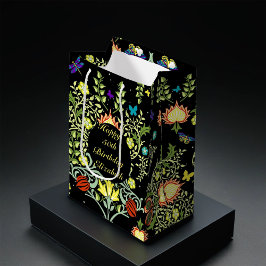 ウィリアム・モリス誕生日パーティー ミディアムペーパーバッグ