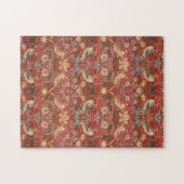 ウィリアム・モリス赤イチゴ泥棒 ジグソーパズル (横)