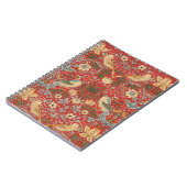 ウィリアム・モリス赤イチゴ泥棒 ノートブック (左側)