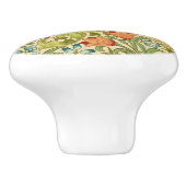 ウィリアム・モリス金ユリのヴィンテージのラファエロ前の画家 セラミックノブ (側面)