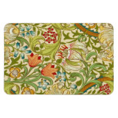 ウィリアム・モリス金ユリのヴィンテージのラファエロ前の画家 マグネット (横)