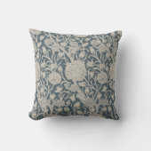 ウィリアム・モリス開花 | ヴィンテージアールヌーボースタイル クッション (正面)