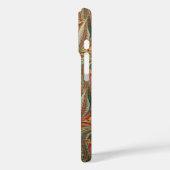 ウィリアム・モリス風 ピンク 緑 ボタニカル Case-Mate iPhoneケース (裏面 / 左)