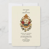 ウィリアム・モリス風 招待状 (正面)