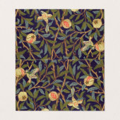 ウィリアム・モリス鳥及びザクロヴィンテージフローラ 名刺 (外部フラット)