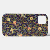 ウィリアム・モリス鳥及びザクロヴィンテージフローラ Case-Mate iPhoneケース (裏面 (横))