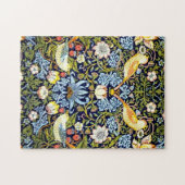 ウィリアム・モリス：いちご泥棒ヴィンテージデザイン、 ジグソーパズル (横)