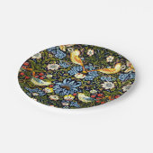 ウィリアム・モリス：いちご泥棒ヴィンテージデザイン、 ペーパープレート (アングル)