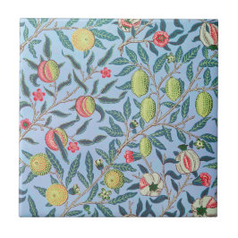 ウィリアム・モリス ざくろ パステル フルーツ柄 タイル