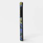 ウィリアム・モリス ざくろ 青色のカラフルな壁紙 Case-Mate iPhoneケース (裏面/左)
