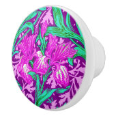 ウィリアム・モリス・アイリス、アメジスト・パープル セラミックノブ (右)