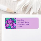 ウィリアム・モリス・アイリス、アメジスト・パープル ラベル (インサイチュ)