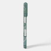 ウィリアム・モリス アカンサスの葉 ターコイズブルーのパターン Case-Mate iPhoneケース (裏面 / 右)