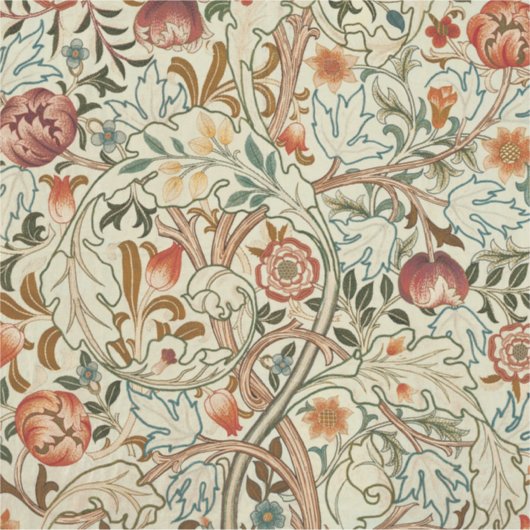 ウィリアム・モリス・アカンサス刺繍花柄 シール (正面)