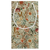 ウィリアム・モリス・アカンサス刺繍花柄 スモールペーパーバッグ (裏面)