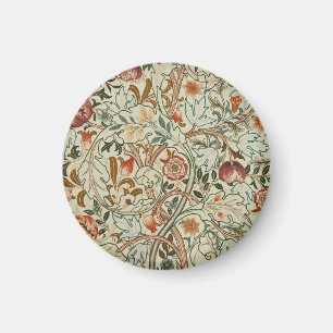 ウィリアム・モリス・アカンサス刺繍花柄 マグネット