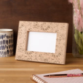 ウィリアム・モリス・アカンサス刺繍花柄 レーザー彫刻フレーム (左)