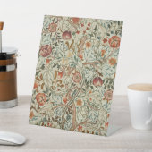 ウィリアム・モリス・アカンサス刺繍花柄 台座サイン (インサイチュ)