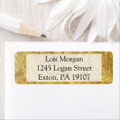 ウィリアム・モリス・アカンサス壁紙 ラベル (インサイチュ)