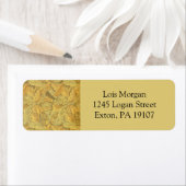 ウィリアム・モリス・アカンサス壁紙 ラベル (インサイチュ)